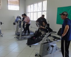 Atividades f&iacute;sicas na Cidade do Idoso