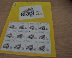 Selo em comemora&ccedil;&atilde;o aos 50 anos da Efapi