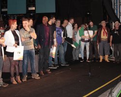 M&uacute;sicos receberam homenagem pela sua trajet&oacute;ria