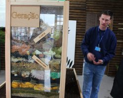 Orienta&ccedil;&otilde;es sobre coleta seletiva foram repassadas aos visitantes, para que eles tenham consci&ecirc;ncia sobre o descarte correto de entulhos