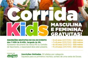 Domingo tem Corrida Kids e Cidade em Movimento