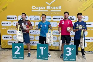 T&ecirc;nis de mesa de Chapec&oacute; conquista medalhas na Copa Brasil e agora encara o Catarinense