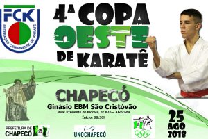 Copa Oeste de Karate vai reunir 250 atletas em Chapec&oacute;