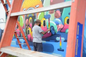 Festival de Grafitti movimenta  a comunidade do bairro Santo Ant&ocirc;nio