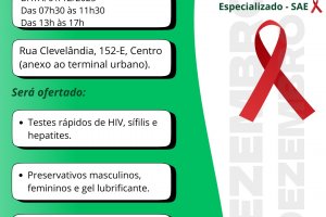 Prefeitura de Chapec&oacute; realiza a&ccedil;&atilde;o no Dia Mundial de Luta contra a AIDS