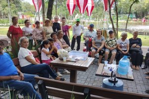 Usu&aacute;rios da Secretaria da Fam&iacute;lia e Prote&ccedil;&atilde;o Social visitam o Ecoparque