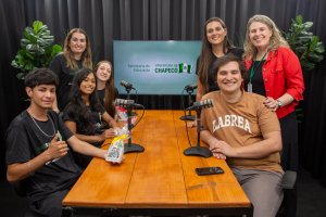 Educa Chapecó Play recebe estudantes selecionados para a etapa nacional da OBG