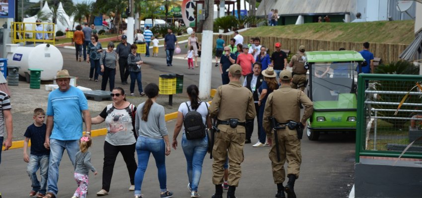 Trabalho ostensivo garante seguran&ccedil;a efetiva na Efapi 2017