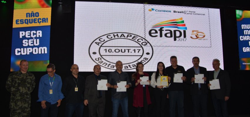 Lan&ccedil;ado o selo Alusivo aos 50 anos da Efapi