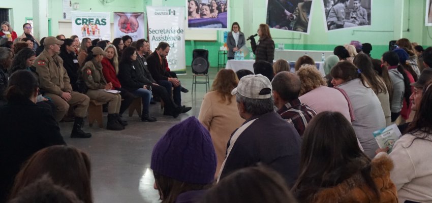 Viol&ecirc;ncia contra mulher &eacute; abordado em evento em Chapec&oacute;