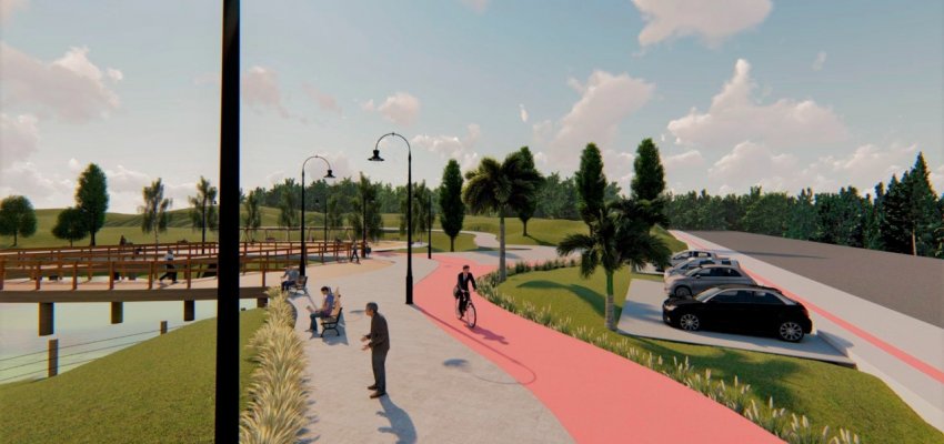 Obras do Parque do Belvedere est&atilde;o 15% executadas