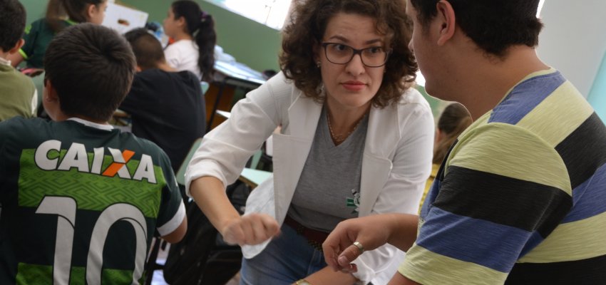 Escola inclusiva quebra barreiras de comunica&ccedil;&atilde;o 