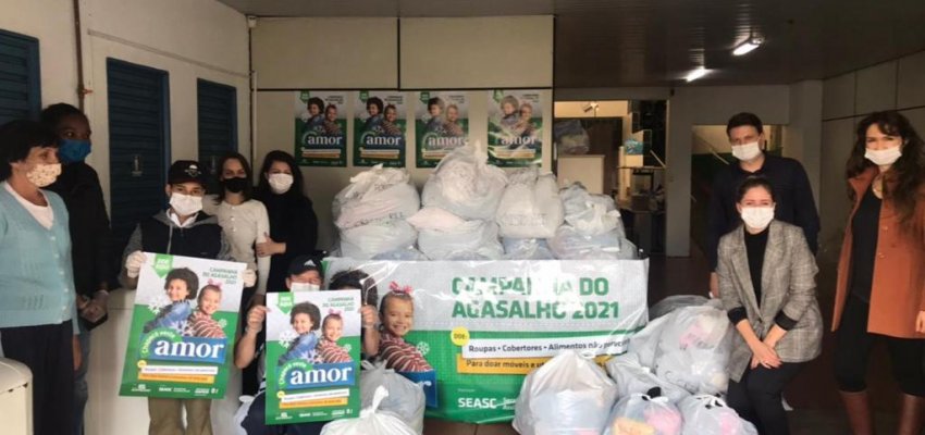 Campanha do Agasalho arrecadou 42 mil pe&ccedil;as e beneficiou duas mil fam&iacute;lias