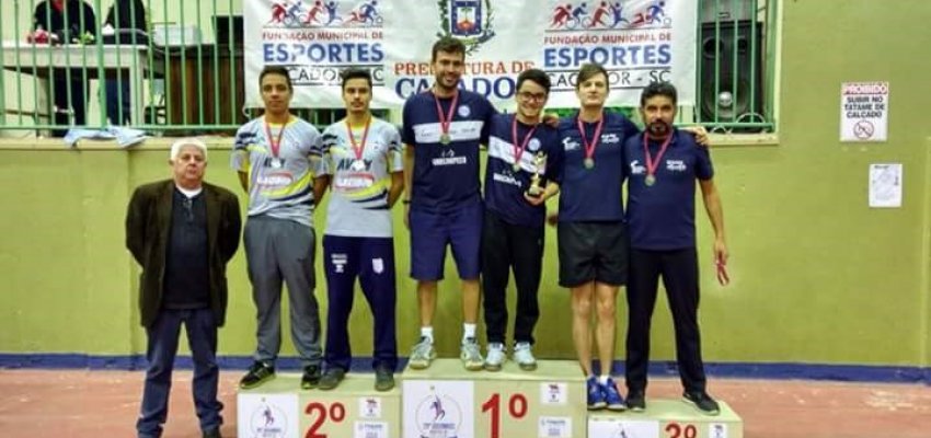 T&ecirc;nis de Mesa conquista medalhas no Circuito Catarinense