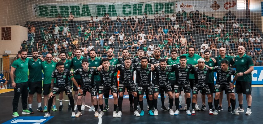 Time adulto da Chape Futsal fecha ano com 41 jogos oficiais e mais de 60% de aproveitamento 