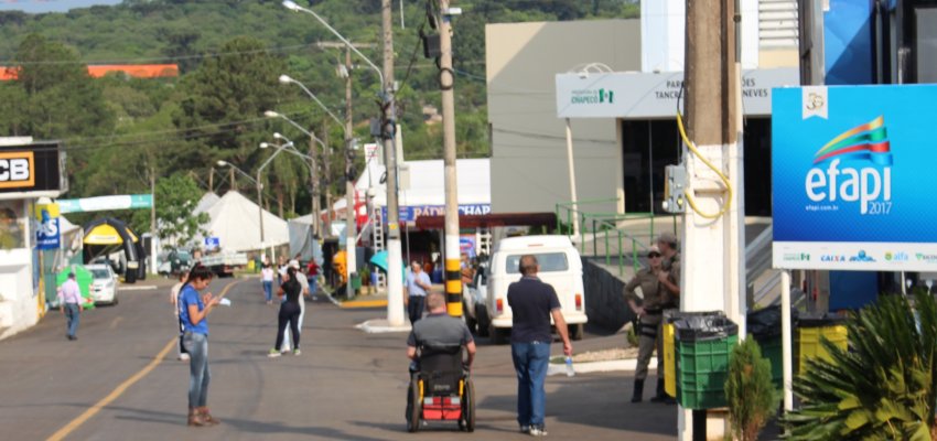 Acessibilidade &eacute; um ponto positivo para visitantes da Efapi 2017