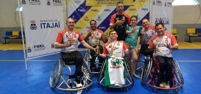 Handebol cadeirante &eacute; campe&atilde;o catarinense