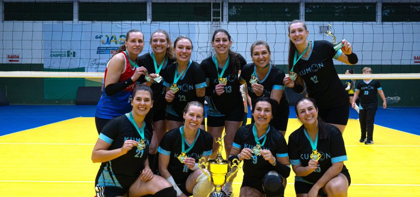 Kumon conquista o título do Municipal de Voleibol Feminino