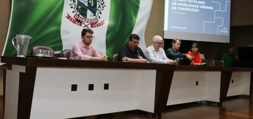 Estudo de Mobilidade aponta 358 mil viagens por dia em Chapec&oacute;