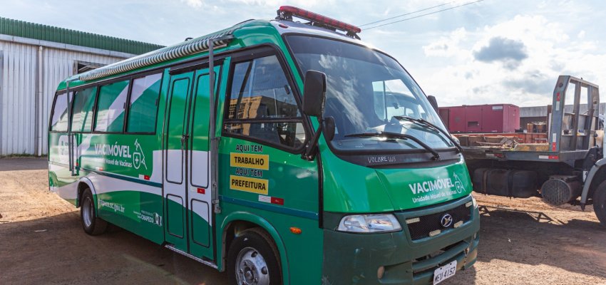 Vacim&oacute;vel e &Ocirc;nibus da Sa&uacute;de estar&atilde;o vacinando no s&aacute;bado e domingo