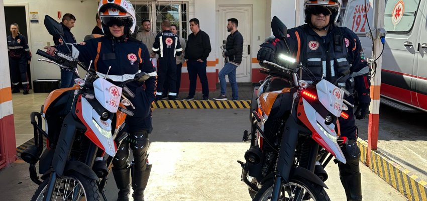 Secretaria de Sa&uacute;de de Chapec&oacute; apresenta novo servi&ccedil;o de motol&acirc;ncias para atendimento de urg&ecirc;ncia