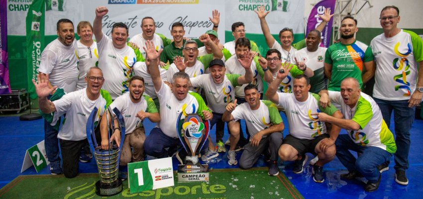 Chapec&oacute; &eacute; campe&atilde; geral dos JASC