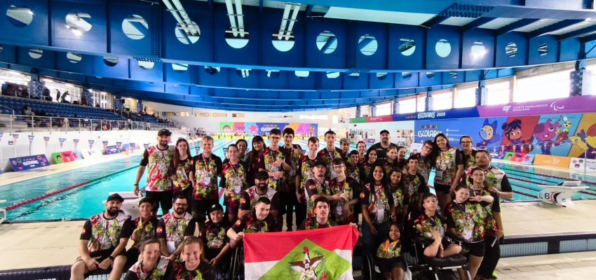 Chapec&oacute; ajuda SC a conquistar o vice-campeonato da nata&ccedil;&atilde;o nas Paralimp&iacute;adas Escolares