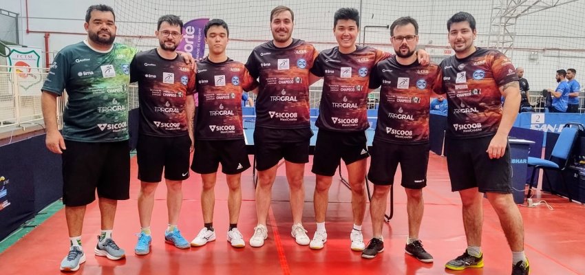 T&ecirc;nis de mesa masculino de Chapec&oacute; mant&eacute;m hegemonia nos JASC