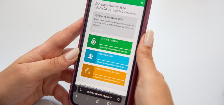 Segundo per&iacute;odo para matr&iacute;cula de alunos novos inicia no dia 05 de novembro na rede municipal