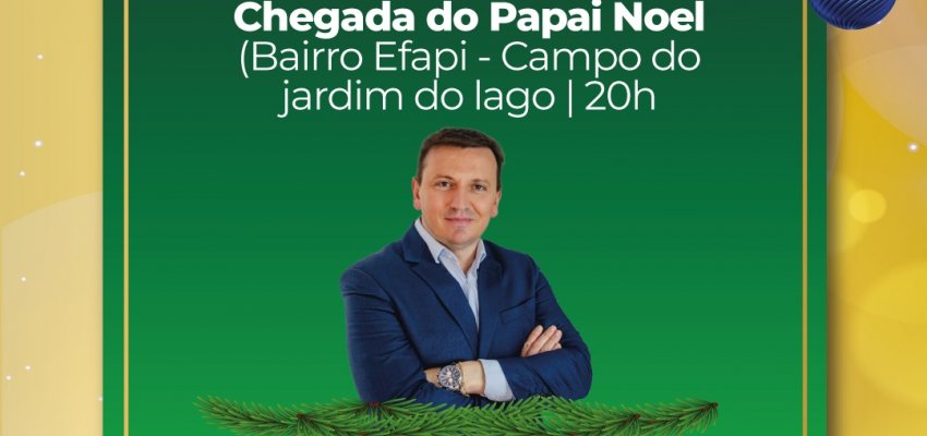 Natal de Chapecó tem Padre Ezequiel no Jardim do Lago e atrações no Ecoparque e parque Edir de Marco