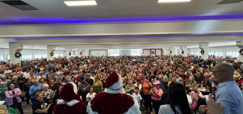 Festa de Encerramento do Ano reúne 3 mil idosos